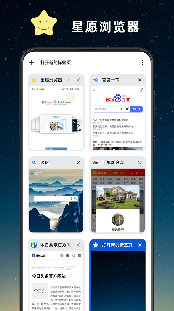 星愿浏览器手机版截图2