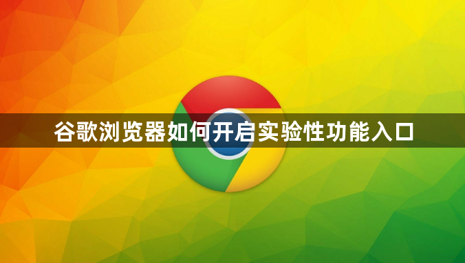 谷歌浏览器如何开启实验性功能入口1