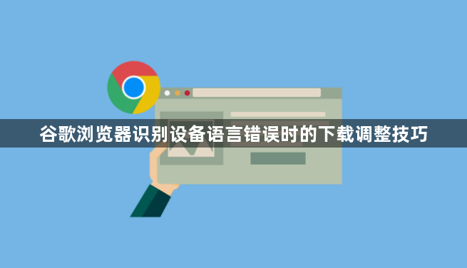 谷歌浏览器识别设备语言错误时的下载调整技巧1