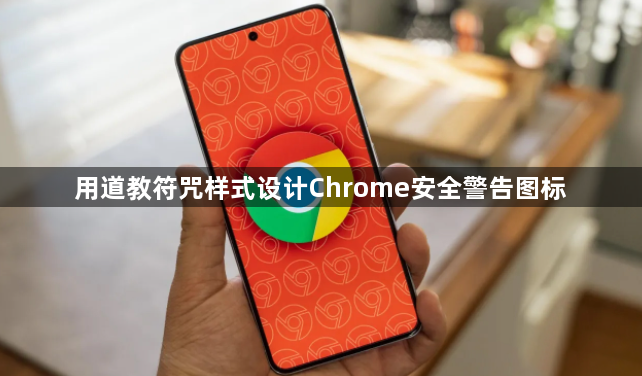 用道教符咒样式设计Chrome安全警告图标1