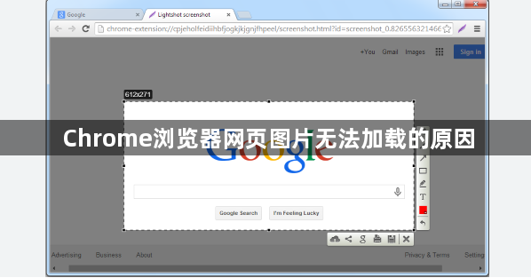 Chrome浏览器网页图片无法加载的原因1