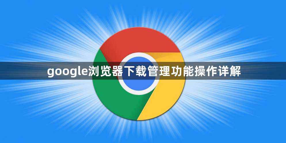 google浏览器下载管理功能操作详解1