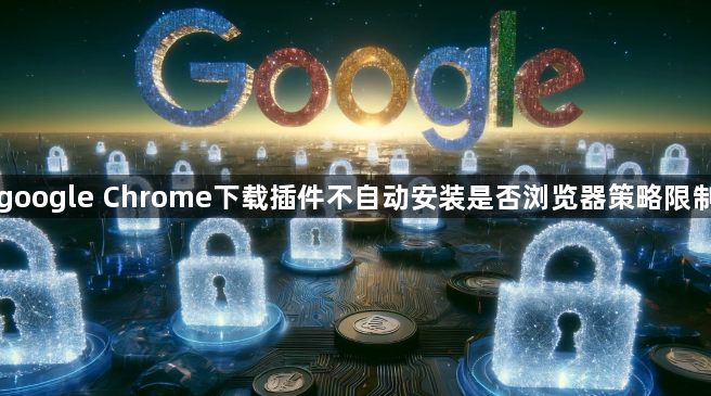 google Chrome下载插件不自动安装是否浏览器策略限制1