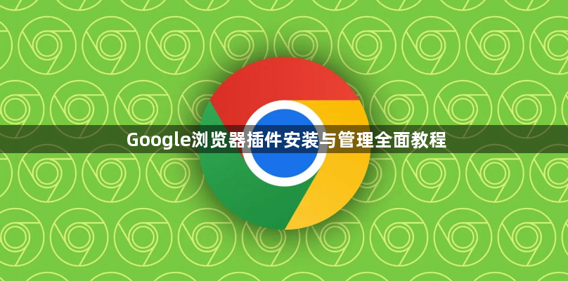 Google浏览器插件安装与管理全面教程1