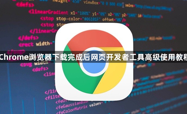 Chrome浏览器下载完成后网页开发者工具高级使用教程1