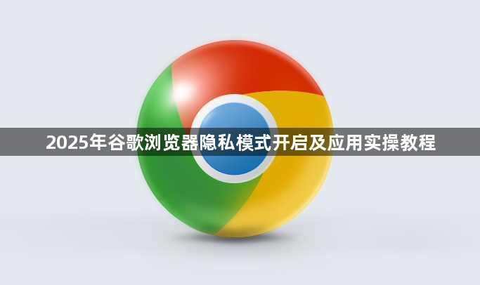 2025年谷歌浏览器隐私模式开启及应用实操教程1